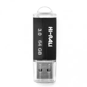 Флеш-накопичувач USB3.0 64GB Hi-Rali Corsair Series Black (HI-64GB3CORBK)