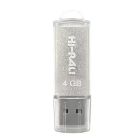 Флеш-накопичувач USB 4GB Hi-Rali Rocket Series Silver (HI-4GBVCSL)
