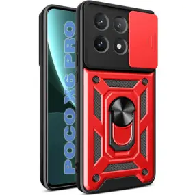 Чeхол-накладка BeCover Military для Poco X6 Pro Red (711160)