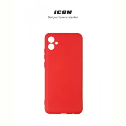 Чехол-накладка Armorstandart Icon для Samsung Galaxy A04e SM-A042/M04 SM-M045/F04 SM-E045 Camera cover Red (ARM65141)