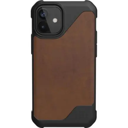 Чехол-накладка Urban Armor Gear Metropolis Lite для Apple iPhone 12 Mini Leather Brown (11234O118380)