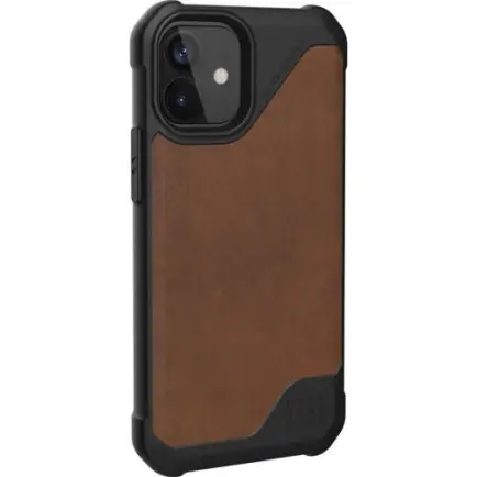 Чехол-накладка Urban Armor Gear Metropolis Lite для Apple iPhone 12 Mini Leather Brown (11234O118380)