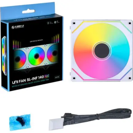 Вентилятор Lian Li Uni Fan SL-Infinity 140-1 White (G99.14SLIN1W.00)
