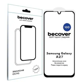 Захисне скло BeCover для Samsung Galaxy А27 SM-A276 10D Black (714915)