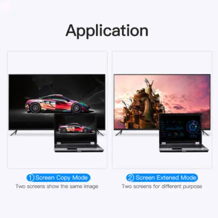 Адаптер Vention Flat HDMI - VGA (M/F)