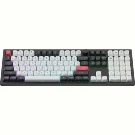 Клавіатура бездротова Keychron Q6 HE Magnetic Switch Black RGB (Q6H-M1-UA)