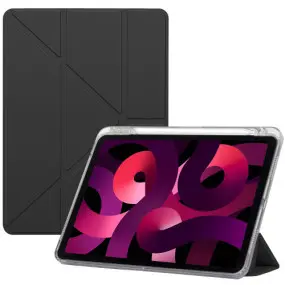 Чeхол-книжка BeCover Ultra Slim Origami Transparent с креплением Apple iPad Air 11" M4 2026 Black (715183)