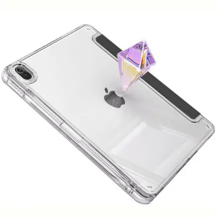 Чeхол-книжка BeCover Ultra Slim Origami Transparent с креплением Apple iPad Air 11" M4 2026 Black (715183)