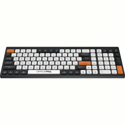 Клавиатура беспроводная OfficePro SK985BO Bluetooth Black/White