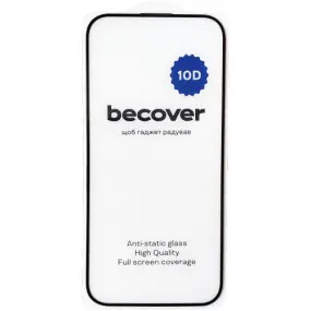 Захисне скло BeCover для Apple iPhone 16 10D Black (712321)