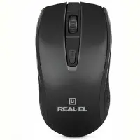 Мышь беспроводная REAL-EL RM-308 Black USB