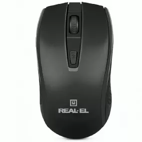 Мышь беспроводная REAL-EL RM-308 Black USB