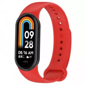 Силиконовый ремешок BeCover для Xiaomi Mi Smart Band 8 Red (709396)