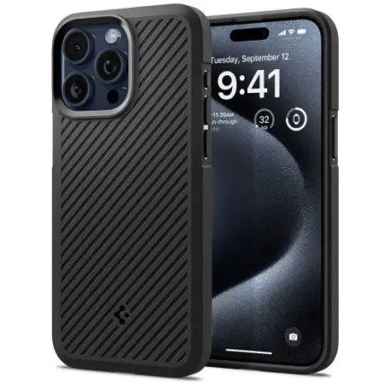 Чeхол-накладка Spigen Core Armor для Apple iPhone 15 Pro Max Matte Black (ACS06441)