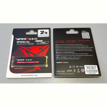 Накопитель SSD 2TB Patriot VP4300 Lite M.2 2280 PCIe 4.0 x4 (VP4300L2TBM28H)