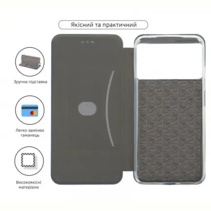 Чохол-книжка Armorstandart G-Case для Xiaomi Poco M5 Blue (ARM62966)