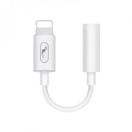 Переходник SkyDolphin AU02 Lightning - 3.5 мм (M/F)