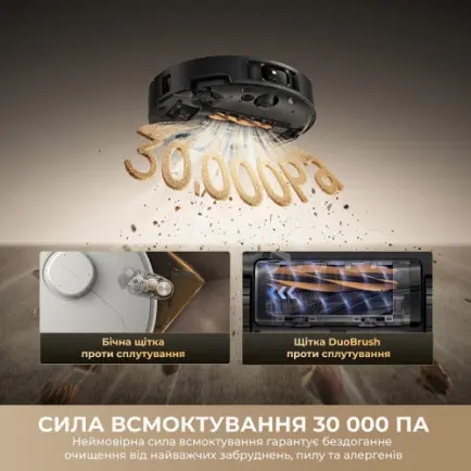 Робот-пилосос Dreame Bot Matrix 10 Pro Black (RLM61HE-Bl)