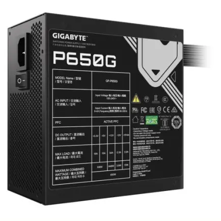 Блок питания Gigabyte GP-P650G 650W