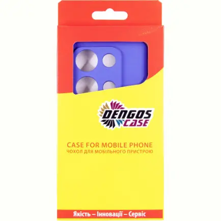 Чeхол-накладка Dengos Carbon для Xiaomi Redmi Note 14S Violet (DG-TPU-CRBN-228)