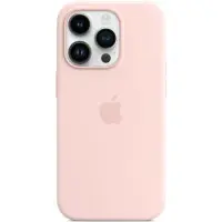 Чохол-накладка Apple Silicone Case with MagSafe для Apple iPhone 14 Pro Chalk Pi..