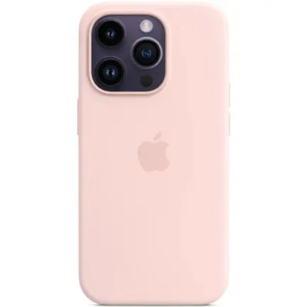Чехол-накладка Apple Silicone Case with MagSafe для Apple iPhone 14 Pro Chalk Pink (MPTH3)