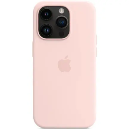 Чехол-накладка Apple Silicone Case with MagSafe для Apple iPhone 14 Pro Chalk Pink (MPTH3)