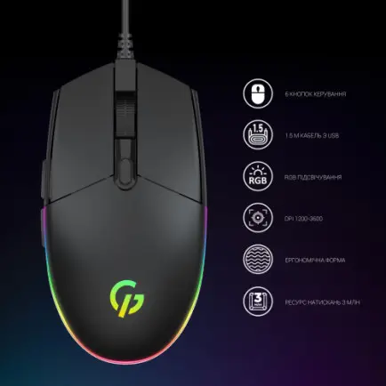 Мышь GamePro GM220 Black