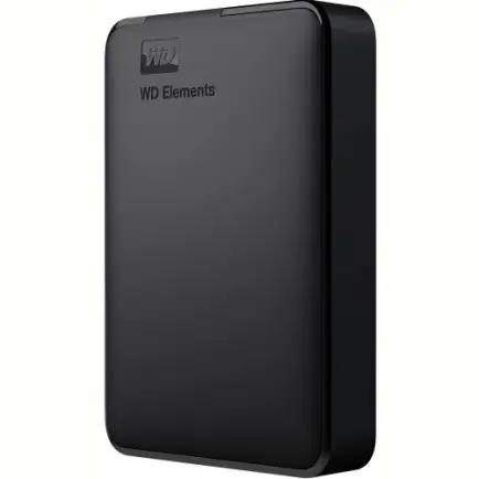 Зовнішній жорсткий диск 2.5" USB 5.0TB WD Elements Portable Black (WDBU6Y0050BBK-WESN)
