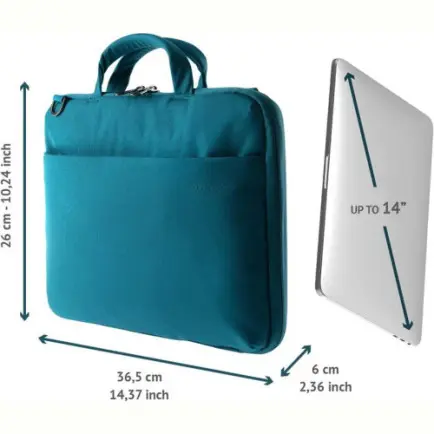 Сумка для ноутбука Tucano Darkolor 14" Light Blue (BDA1314-Z)