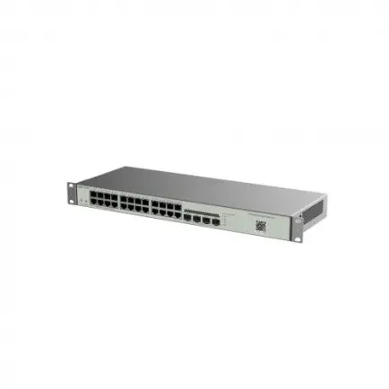 Коммутатор Ruijie Reyee RG-NBS3100-24GT4SFP-V2 (24xGE, 4xSFP Uplink, Cloud Managed, L2,Rack-mountable Steel Case)
