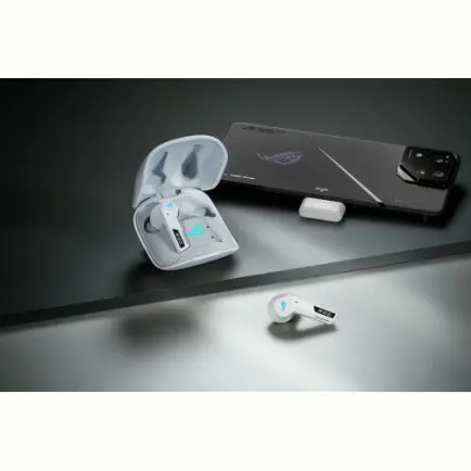 Bluetooth-гарнитура Asus ROG Cetra True Wireless SpeedNova White (90YH03Y0-BTUA10)