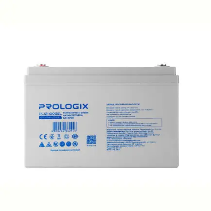 Акумуляторна батарея Prologix 12V 100AH (PL12-100GEL)
