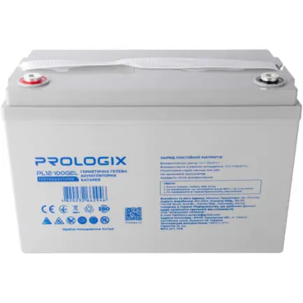 Акумуляторна батарея Prologix 12V 100AH (PL12-100GEL)