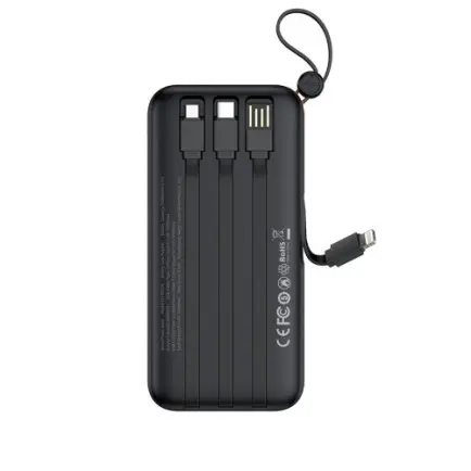 Универсальная мобильная батарея XO PR278 10000mAh 10W Black