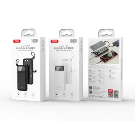 Универсальная мобильная батарея XO PR278 10000mAh 10W Black