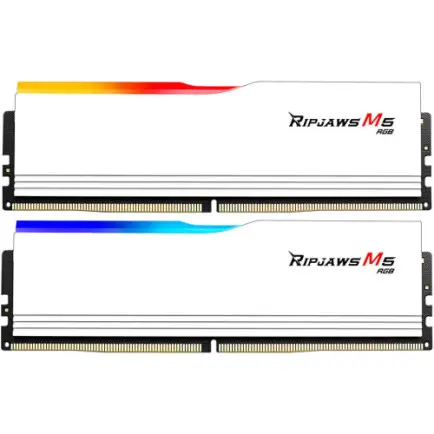 Модуль пам`ятi DDR5 2x32GB/6000 G.Skill Ripjaws M5 RGB White (F5-6000J3040G32GX2-RM5RW)