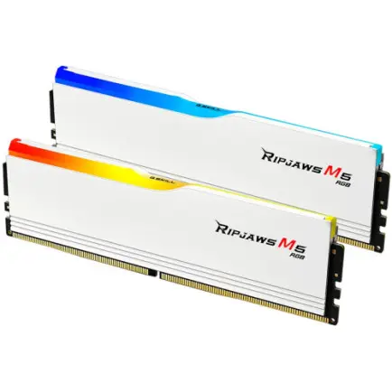 Модуль пам`ятi DDR5 2x32GB/6000 G.Skill Ripjaws M5 RGB White (F5-6000J3040G32GX2-RM5RW)
