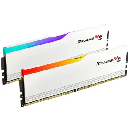 Модуль пам`ятi DDR5 2x32GB/6000 G.Skill Ripjaws M5 RGB White (F5-6000J3040G32GX2-RM5RW)