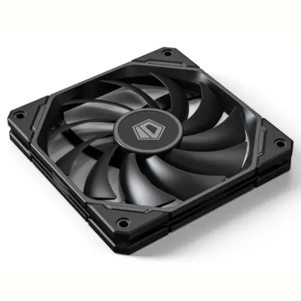 Вентилятор ID-Cooling TF-12015-K, 120x120x15мм, 4-pin, черный
