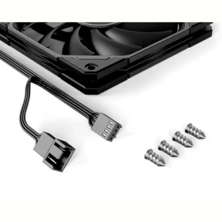 Вентилятор ID-Cooling TF-12015-K, 120x120x15мм, 4-pin, черный