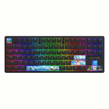 Набір кейкапів Hator PBT Keycaps Authentic Edition Fighting Cats (HTS-705)