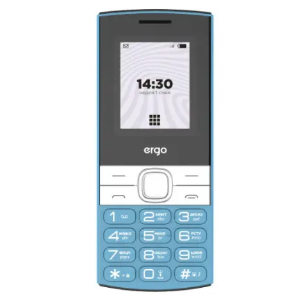 Мобiльний телефон Ergo B185 Dual Sim Blue