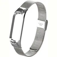Ремінець BeCover Metal для Xiaomi Mi Smart Band 5/Mi Smart Band 6 Silver (705147..