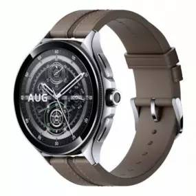 Смарт-годинник Xiaomi Watch 2 Pro Silver Case with Brown Leather Strap (BHR7216GL)