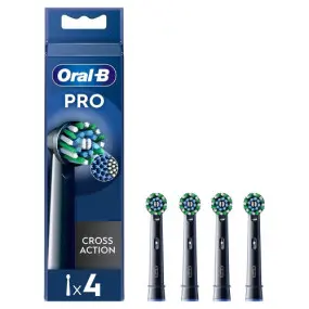 Насадка для зубной электрощетки Braun Oral-B Pro Cross Action Black EB50BRX (4 шт)