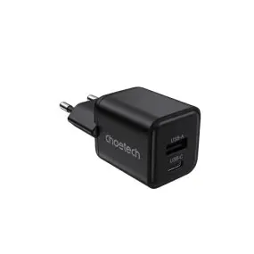 Мережевий зарядний пристрій Choetech (USB-C+USB-A)