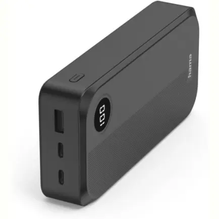 Універсальна мобільна батарея Hama 20000mAh 15W Black (00201755)