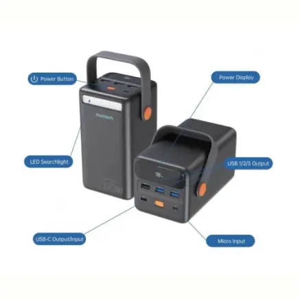 Универсальная мобильная батарея Choetech B664 50000mAh Black (B664-CCBE)