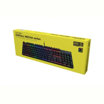 Клавіатура Hator Icefall Mecha Rainbow Black (HTK104UA)